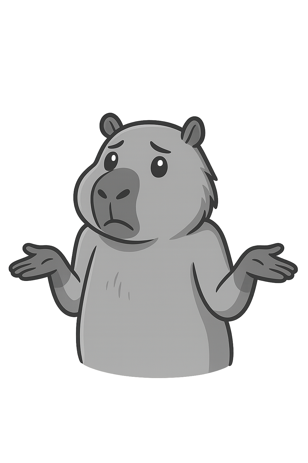 Capibara confundida